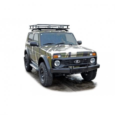 Бампер силовой под лебедку, с дополнительной защитой двигателя B@3 21214 "L@DA 4х4", L@DA 4x4 Urban купить недорого с доставкой в Чита