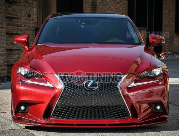Накладки на фары (реснички) для Lexus IS 3 (2013-2016) купить недорого с доставкой в Чита