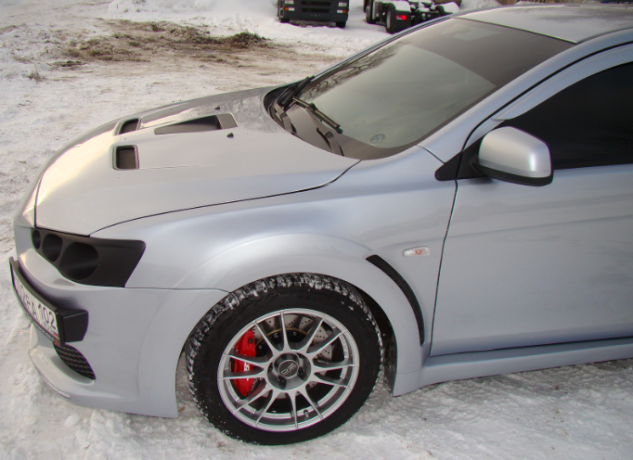 Капот "EVO" для Mitsubishi Lancer X (2007-2016) купить недорого с доставкой в Чита
