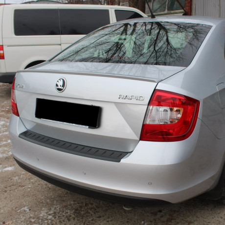 Лип Спойлер для Skoda Rapid (1 gen)(2012-2020) купить недорого с доставкой в Чита