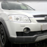Защита радиатора "Standart" Chevrolet Captiva (2006-2011) низ, чёрная купить недорого с доставкой в Чита
