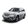 Защита переднего бампера двойная d63/51мм ШАГРЕНЬ (ППК) LIFAN X60 (2012-2016 г.в.) купить недорого с доставкой в Чита