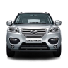 Защита переднего бампера двойная d63/51мм ШАГРЕНЬ (ППК) LIFAN X60 (2012-2016 г.в.) купить недорого с доставкой в Чита
