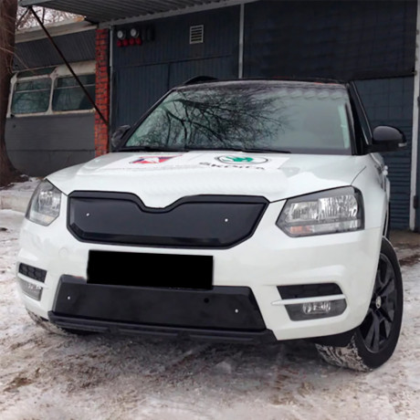 Зимний экран нижний, (текстурный пластик) для Skoda Yeti City (2013-2018) купить недорого с доставкой в Чита