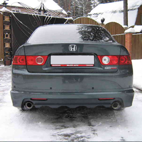 Накладка на задний бампер "Mugen" для Honda Accord (2006-2008) купить недорого с доставкой в Чита