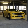 Накладка (юбка) переднего бампера (цельная) для Chevrolet Camaro SS (2009-2012) купить недорого с доставкой в Чита