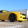 Накладка (юбка) переднего бампера (цельная) для Chevrolet Camaro SS (2009-2012) купить недорого с доставкой в Чита