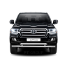 Защита переднего бампера двойная d63/63мм (НПС) Toyota Land Cruiser 200 (2014-н.в.) купить недорого с доставкой в Чита