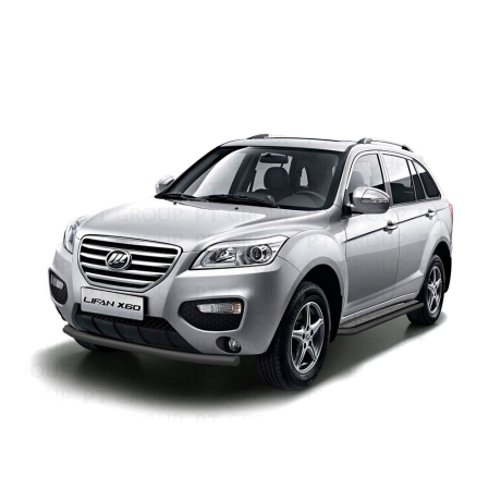 Защита переднего бампера одинарная d63мм ШАГРЕНЬ (ППК) LIFAN X60 (2012-2016 г.в.) купить недорого с доставкой в Чита
