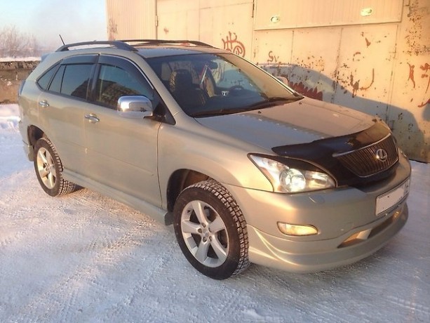 Накладка на передний бампер "Aura" Lexus RX 330 купить недорого с доставкой в Чита