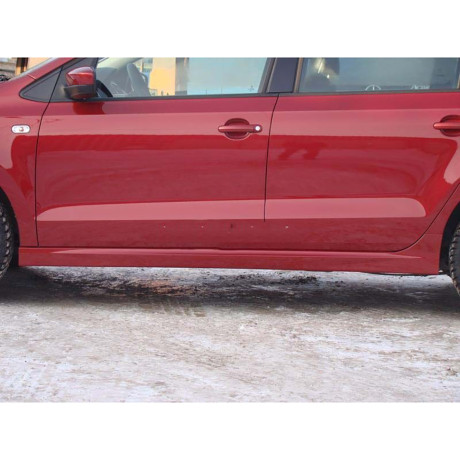 Накладки на пороги для Volkswagen Polo Sedan (2010-2020) купить недорого с доставкой в Чита