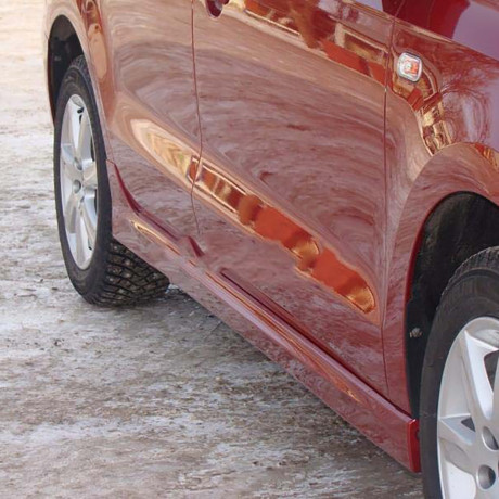 Накладки на пороги для Volkswagen Polo Sedan (2010-2020) купить недорого с доставкой в Чита