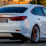 Клыки (накладки) заднего бампера "SkyActivSport" для Mazda 6 (2013-н.в.) купить недорого с доставкой в Чита