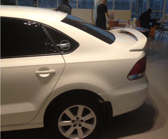 Спойлер высокий для VW Polo Sedan (2010-2020) купить недорого с доставкой в Чита