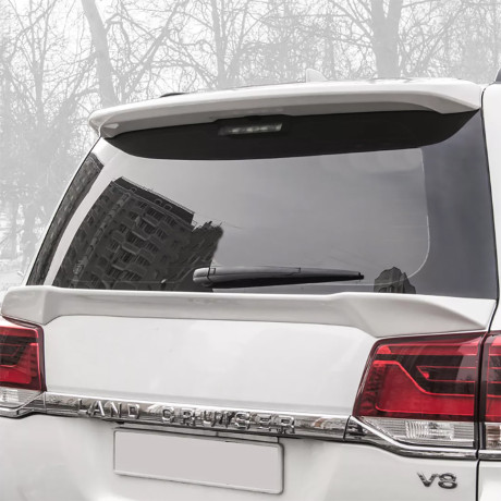 Лип спойлер под стекло вариант №1 для Toyota Land Cruiser 200 (2015-2021) купить недорого с доставкой в Чита