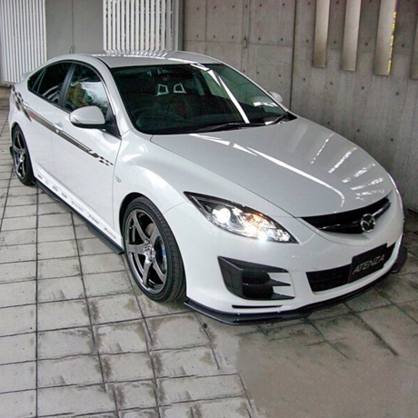 Сплиттер на передний бампер "KENSTYLE" (Спорт) для Mazda 6 GH дорестайлинг (2007-2011) купить недорого с доставкой в Чита