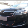 Защита радиатора "Standart" Citroen C4 седан (2013-2016) чёрная купить недорого с доставкой в Чита