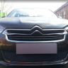 Защита радиатора "Standart" Citroen C4 седан (2013-2016) чёрная купить недорого с доставкой в Чита