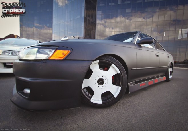 Накладки на пороги "AMS" Toyota Mark II (90) купить недорого с доставкой в Чита