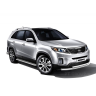 Защита переднего бампера двойная d63/51мм (НПС) KIA Sorento (2014-2020 г.в.) купить недорого с доставкой в Чита