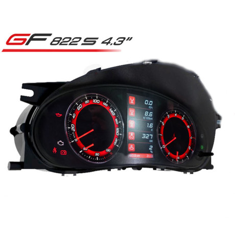 комбинация приборов gf 822s 4.3" для b@3 2110-2112 (c новой панелью), 1117-1119 l@da K@LIN@, 2170-2172 l@da prior@ (синие ореолы) купить недорого с доставкой в Чита