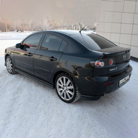 Лип спойлер "GT" для Mazda 3 (седан) купить недорого с доставкой в Чита