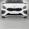 Бампер передний "Kudos Romb" для Kia Rio (2017-2020) купить недорого с доставкой в Чита