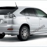 Накладка на задний бампер "Aura" Toyota Harrier (30) купить недорого с доставкой в Чита