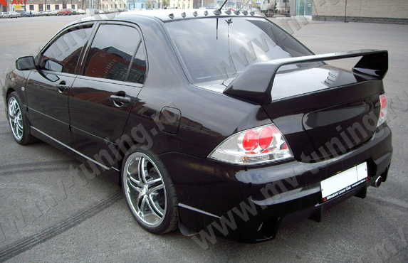 Спойлер средний стиль "EVO" var №2 для Mitsubishi Lancer IX (2003-2009) купить недорого с доставкой в Чита
