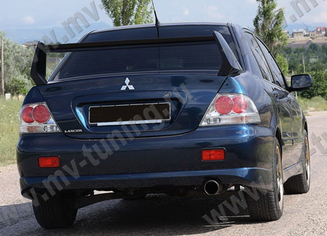 Спойлер высокий стиль "EVO" var №1 для Mitsubishi Lancer IX 2003-2009 купить недорого с доставкой в Чита