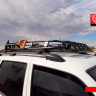 Багажник экспедиционный Chevrolet Niv@ SE на поперечины рейлингов (не окрашенный) купить недорого с доставкой в Чита