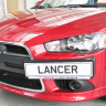 Рамка под номер на передний бампер для Mitsubishi Lancer X (2010-2016) купить недорого с доставкой в Чита