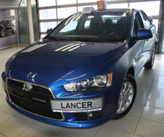 Рамка под номер на передний бампер для Mitsubishi Lancer X (2010-2016) купить недорого с доставкой в Чита