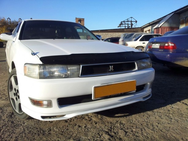 Накладка на передний бампер (сток) Toyota Cresta 90 кузов купить недорого с доставкой в Чита