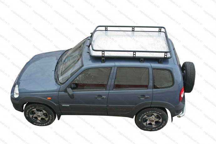Багажник экспедиционный с алюминиевым листом, «Chevrolet Niv@» купить недорого с доставкой в Чита