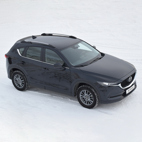 Рейлинги (Серебристый Муар) MAZDA CX-5 (2017-н.в.) купить недорого с доставкой в Чита