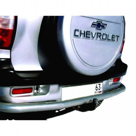 Защита заднего бампера «Коромысло», B@3 2123 "Chevrolet Niv@" купить недорого с доставкой в Чита