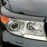 Накладки на фары (реснички) для Toyota Land Cruiser 200 (2007-2012) купить недорого с доставкой в Чита