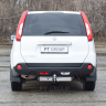 ТСУ /съемный квадрат/ с НЕРЖ накладкой NISSAN X-Trail (2007-2013г.в.) купить недорого с доставкой в Чита