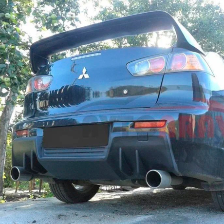 Диффузор "EVO" на задний бампер для Mitsubishi Lancer 10 купить недорого с доставкой в Чита