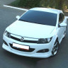 Накладка (юбка) переднего бампера "GT" для Opel Astra H (3D, 5D) купить недорого с доставкой в Чита