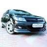 Накладка (юбка) переднего бампера "GT" для Opel Astra H (3D, 5D) купить недорого с доставкой в Чита