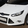 Накладки на фары (реснички) широкие var №1 для Ford Focus 3 (2012-2014) купить недорого с доставкой в Чита