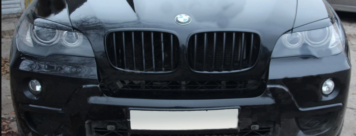 Накладки на фары (реснички) для BMW X5 (E70)(2006-2013) купить недорого с доставкой в Чита