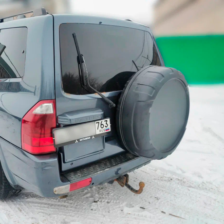 Колпак запасного колеса (Абс гладкий, закрытый) для Mitsubishi Pajero 3 купить недорого с доставкой в Чита