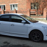 Накладки на пороги прямые "Noname" Ford Focus 2 (дорестайлинг и рестайлинг) купить недорого с доставкой в Чита