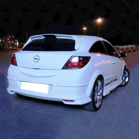 Клыки заднего бампера "GT" для Opel Astra H (3D, 5D) купить недорого с доставкой в Чита
