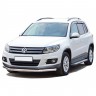 Защита порогов «Бумер» алюминиевая с резинкой для Volkswagen Tiguan (2011-2017) купить недорого с доставкой в Чита