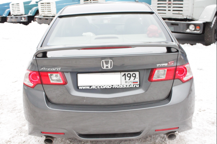 Спойлер (стоп-сигнал в комплект не входит) "Sport" для Honda Accord VIII (2008-2013) купить недорого с доставкой в Чита
