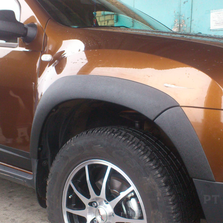 Накладки на крылья (8 шт) (ABS) RENAULT Duster (2016-2020 г.в.) купить недорого с доставкой в Чита